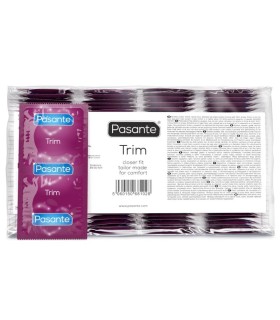 PASANTE CONDOMS TRIM CLOSER FIT BAG 144 UNITS