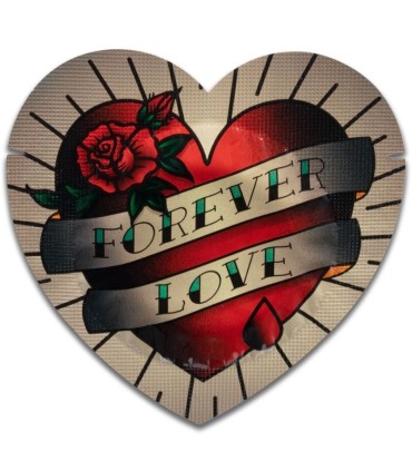 PASANTE CONDOMS RED HEART SHAPE BAG 144 UNITS