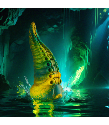 EPIC CETUS GREEN TENTACLE DILDO LARGE SIZE