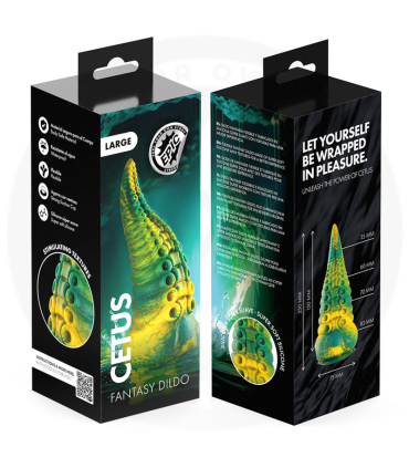 EPIC CETUS GREEN TENTACLE DILDO LARGE SIZE