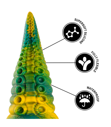 EPIC CETUS DILDO GREEN TENTACLE SMALL SIZE