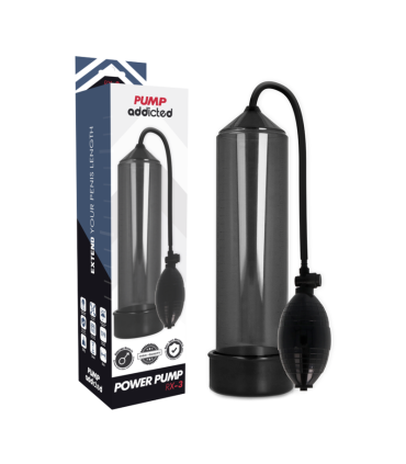 PUMP ADDICTED RX3 BOMBA ERECCION NEGRO