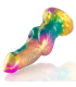 EPIC IRIS DILDO WITH RAINBOW TESTICLES OF PLEASURE