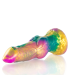 EPIC IRIS DILDO WITH RAINBOW TESTICLES OF PLEASURE