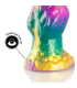 EPIC IRIS DILDO WITH RAINBOW TESTICLES OF PLEASURE