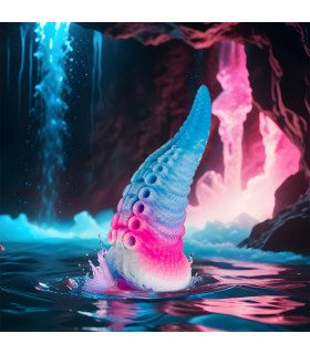 EPIC PHORCYS BLUE TENTACLE DILDO SMALL SIZE