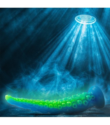 EPIC SCYLLA FLUORESCENT THIN TENTACLE DILDO LARGE SIZE