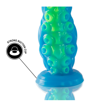 EPIC SCYLLA FLUORESCENT THIN TENTACLE DILDO LARGE SIZE