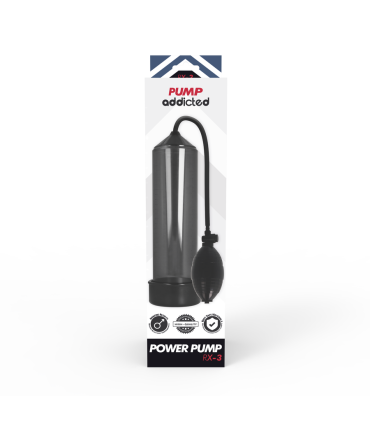 PUMP ADDICTED RX3 BOMBA ERECCION NEGRO