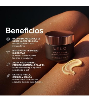 LELO VULVA BALM SOOTHING MOISTURIZER FOR THE EXTERNAL INTIMATE AREA