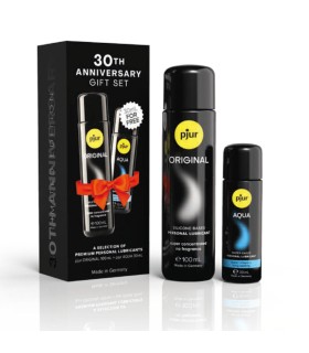 PJUR SET 30TH ANNIVERSARY PJUR ORIGINAL 100 ML PJUR AQUA 30 ML AS A GIFT