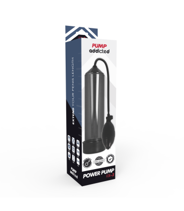 PUMP ADDICTED RX3 BOMBA ERECCION NEGRO