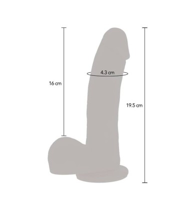 GET REAL DILDO EMPUJE MAGNETICO PULSANTE NATURAL