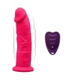 SILEXD - PENE REALÍSTICO MODELO 2 ROSA + CONTROL REMOTO LRS 17 CM