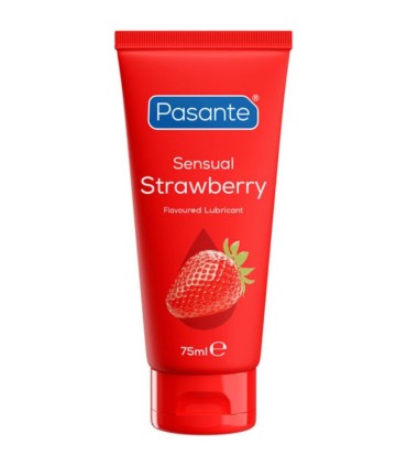 PASANTE SENSUAL STRAWBERRY WATER BASED STRAWBERRY FLAVOURED PERSONAL LUBRICANT 75 ML