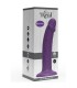 GET REAL DILDO REALISTA VIBRADOR DE SILICONA MORADO 195 CM
