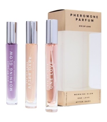 EYE OF LOVE EOL PHR PARFUM 10 ML SET 3 MORNING GLOW ONE LOVE AFTER DARK