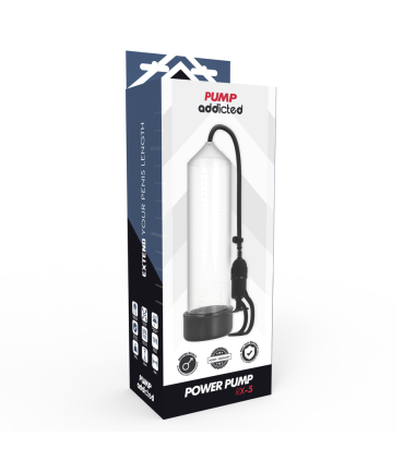 PUMP ADDICTED BOMBA ERECCION RX5 TRANSPARENTE