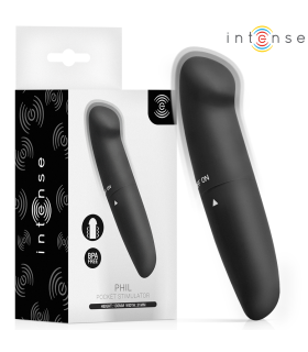 INTENSE PHIL G SPOT VIBRATOR BLACK 13 CM