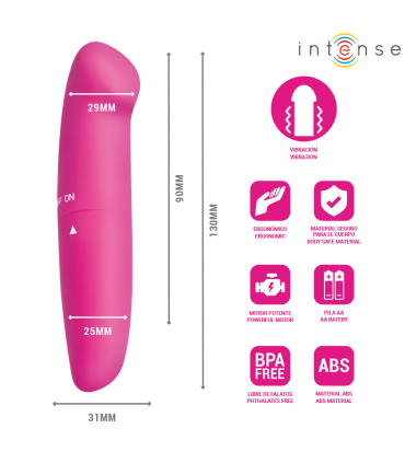 INTENSE PHIL G SPOT VIBRATOR PINK 13 CM