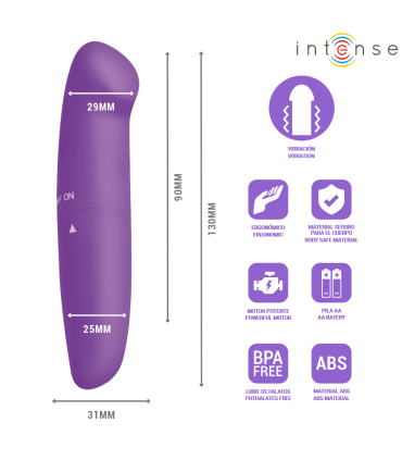 INTENSE PHIL G SPOT VIBRATOR PURPLE 13 CM