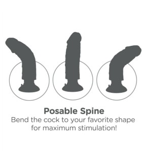 KING COCK DILDO VIBRADOR 2032 CM NATURAL
