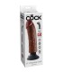 KING COCK DILDO VIBRADOR MARRON 2032 CM