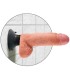 KING COCK DILDO VIBRADOR CON TESTICULOS 1778 CM NATURAL