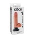 KING COCK DILDO VIBRADOR CON TESTICULOS 1778 CM NATURAL