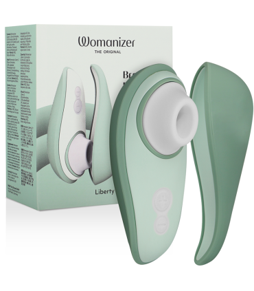 WOMANIZER LIBERTY 2 CLITORIS STIMULATOR SUCTION LIGHT GREEN