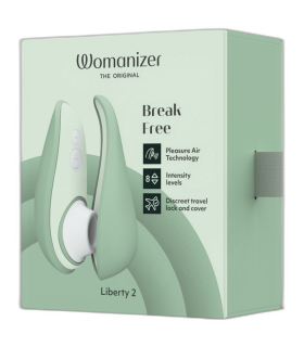 WOMANIZER LIBERTY 2 CLITORIS STIMULATOR SUCTION LIGHT GREEN