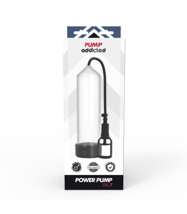 PUMP ADDICTED BOMBA ERECCION RX7 TRANSPARENTE