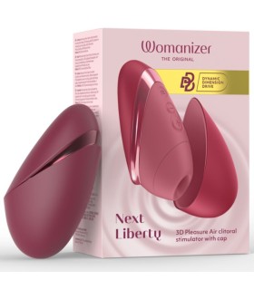 WOMANIZER NEXT SUCTION CLITORAL STIMULATOR 14 INTENSITY LEVELS BORDEAUX
