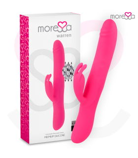 MORESSA WARREN IMPULSOR OSCILANTE Y POTENTE VIBRACION PREMIUM SILICONA RECARGABLE