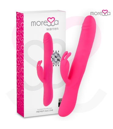 MORESSA WARREN IMPULSOR OSCILANTE Y POTENTE VIBRACION PREMIUM SILICONA RECARGABLE