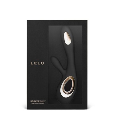 LELO SORAYA WAVE VIBRADOR RABBIT NEGRO