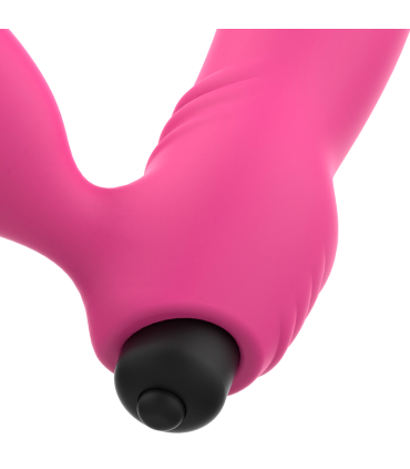 OHMAMA BIX VIBRADOR DOBLE ESTIMULACION XMAS EDITION ROSA