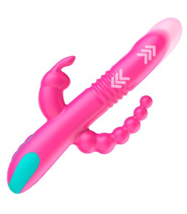 HAPPY LOKY DONALD TRIPLE ESTIMULACION ANAL PUNTO G CLITORIS COMPATIBLE CON WATCHME WIRELESS TECHNOLOGY