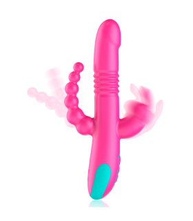 HAPPY LOKY DONALD TRIPLE ESTIMULACION ANAL PUNTO G CLITORIS COMPATIBLE CON WATCHME WIRELESS TECHNOLOGY