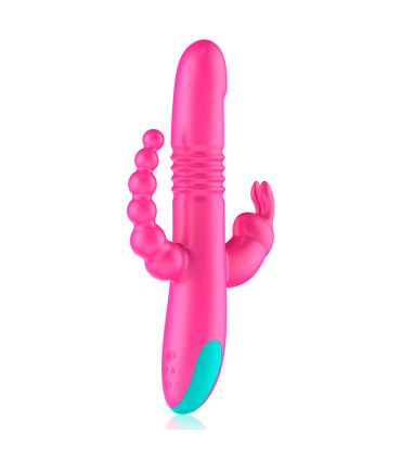 HAPPY LOKY DONALD TRIPLE ESTIMULACION ANAL PUNTO G CLITORIS COMPATIBLE CON WATCHME WIRELESS TECHNOLOGY