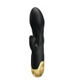 PRETTY LOVE - VIBRADOR DE LUJO BAÑADO EN ORO RECARGABLE NEGRO