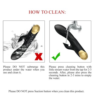 PRETTY LOVE VIBRADOR DE LUJO BANADO EN ORO RECARGABLE NEGRO