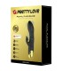 PRETTY LOVE VIBRADOR DE LUJO BANADO EN ORO RECARGABLE NEGRO