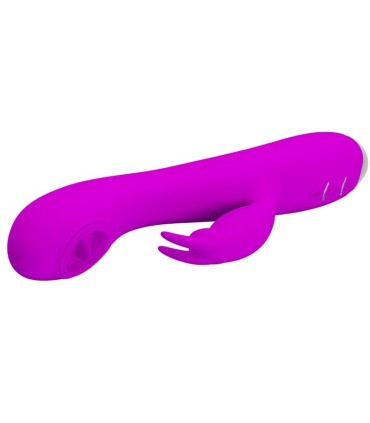 PRETTY LOVE RACHEL VIBRADOR RECARGABLE CON SUCCIONADOR MORADO