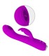 PRETTY LOVE RACHEL VIBRADOR RECARGABLE CON SUCCIONADOR MORADO
