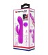 PRETTY LOVE RACHEL VIBRADOR RECARGABLE CON SUCCIONADOR MORADO