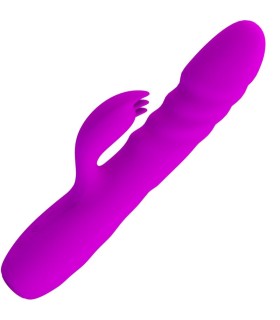 PRETTY LOVE MELANIE VIBRADOR CONEJO RECARGABLE MORADO
