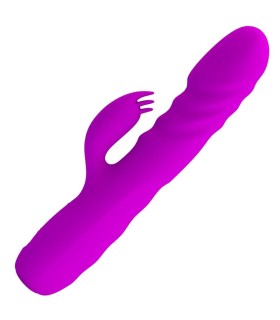 PRETTY LOVE MELANIE VIBRADOR CONEJO RECARGABLE MORADO