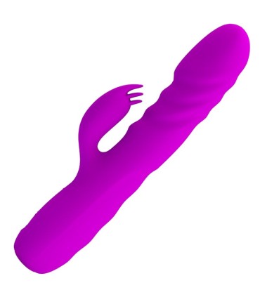 PRETTY LOVE MELANIE VIBRADOR CONEJO RECARGABLE MORADO