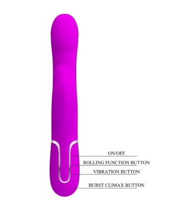 PRETTY LOVE VIBRADOR RABBIT PERLAS VIOLETA